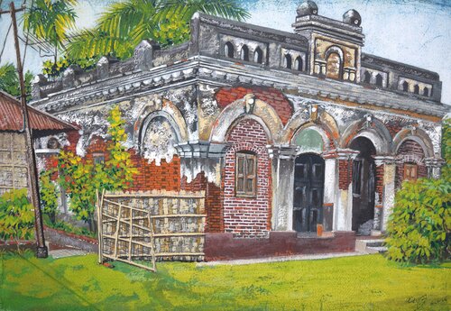 Rustic Splendor by Ajoy Dey, Painting for Sale on Select