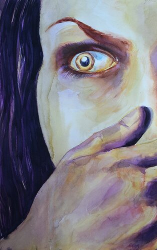 The Startled Eye von Ajoy Dey, Malerei kaufen auf Select