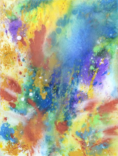 Burst of Euphoria von Ajoy Dey, Malerei kaufen auf Select