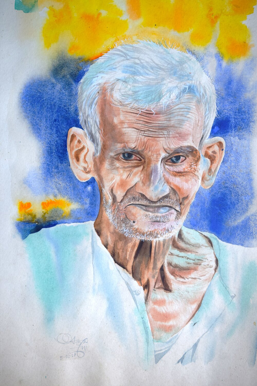 The Map Of Time Ajoy Dey Original painting for sale
