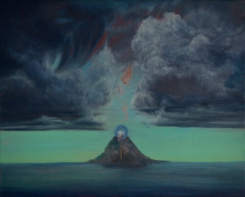Isle by Marie Eve Melnyk, Painting for Sale on Select