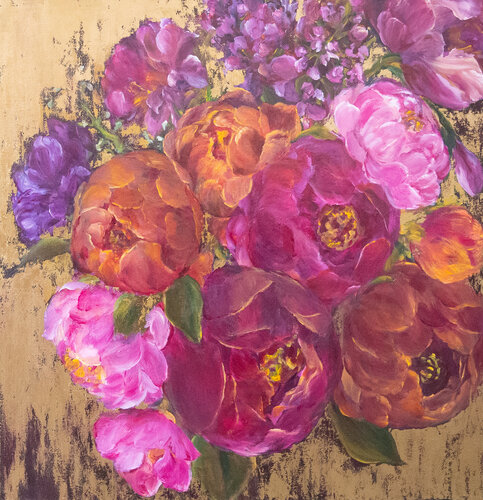 Eternal Bloom by Maria Isabel Rodriguez, Painting for Sale on Select