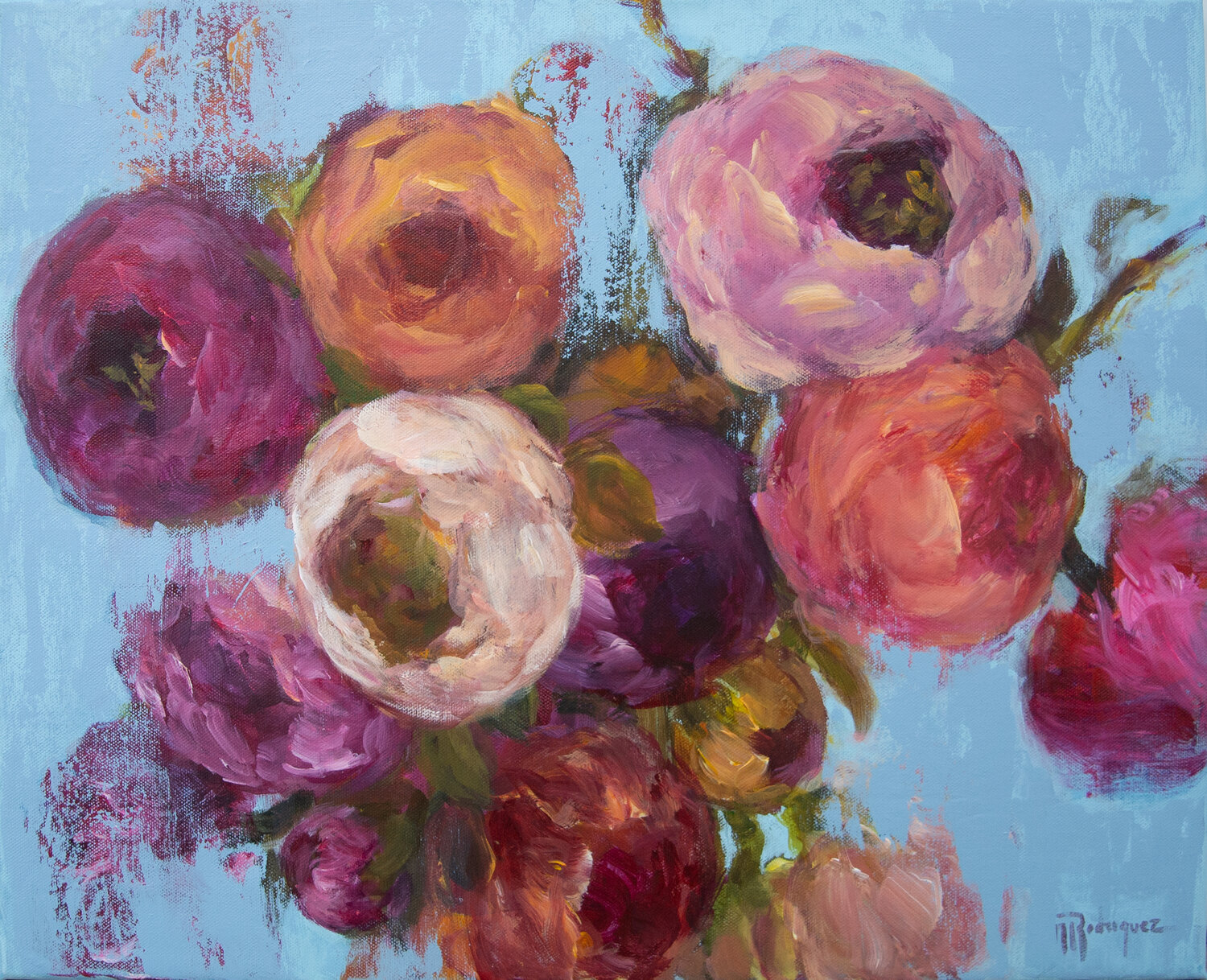 Rhapsody IV Maria Isabel Rodriguez Original painting for sale