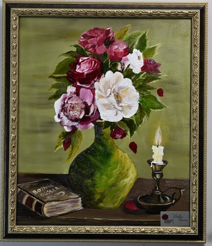 Botanical dreams by Ozlem Karaer, Painting for Sale on Select