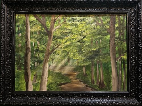 Following the Light by Ozlem Karaer, Painting for Sale on Select
