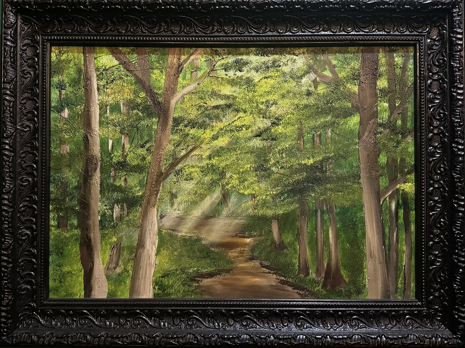 Following the Light Ozlem Karaer Original painting for sale