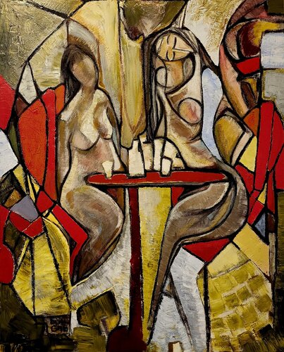 Pause méridienne von Dominique Gaboriau, Malerei kaufen auf Select
