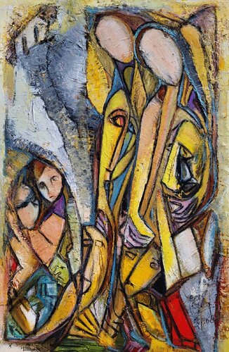 Regards von Dominique Gaboriau, Malerei kaufen auf Select