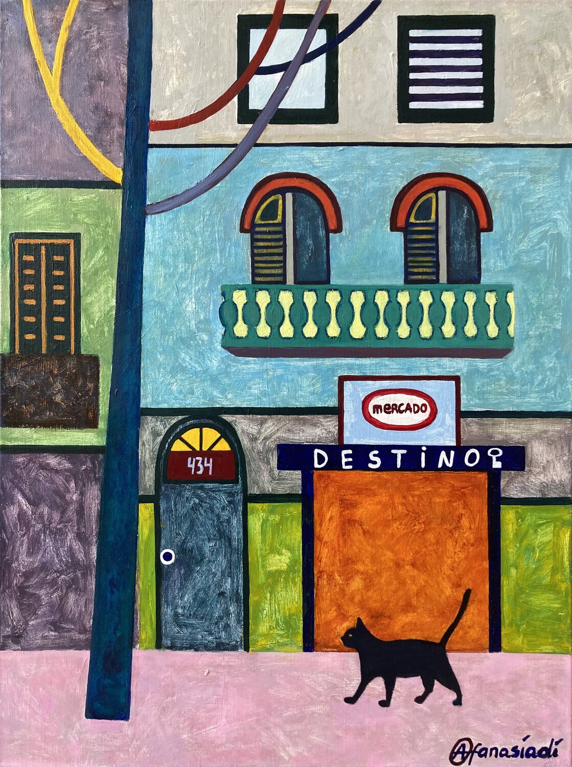 Destino Olga Afanasiadi Original painting for sale