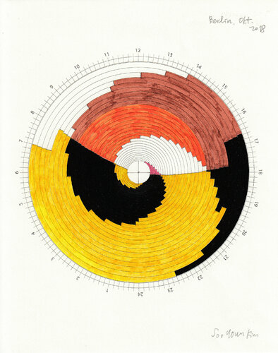 Time spiral_Oct 2018_Berlin by Soo Youn Kim, Drawing for Sale on Select