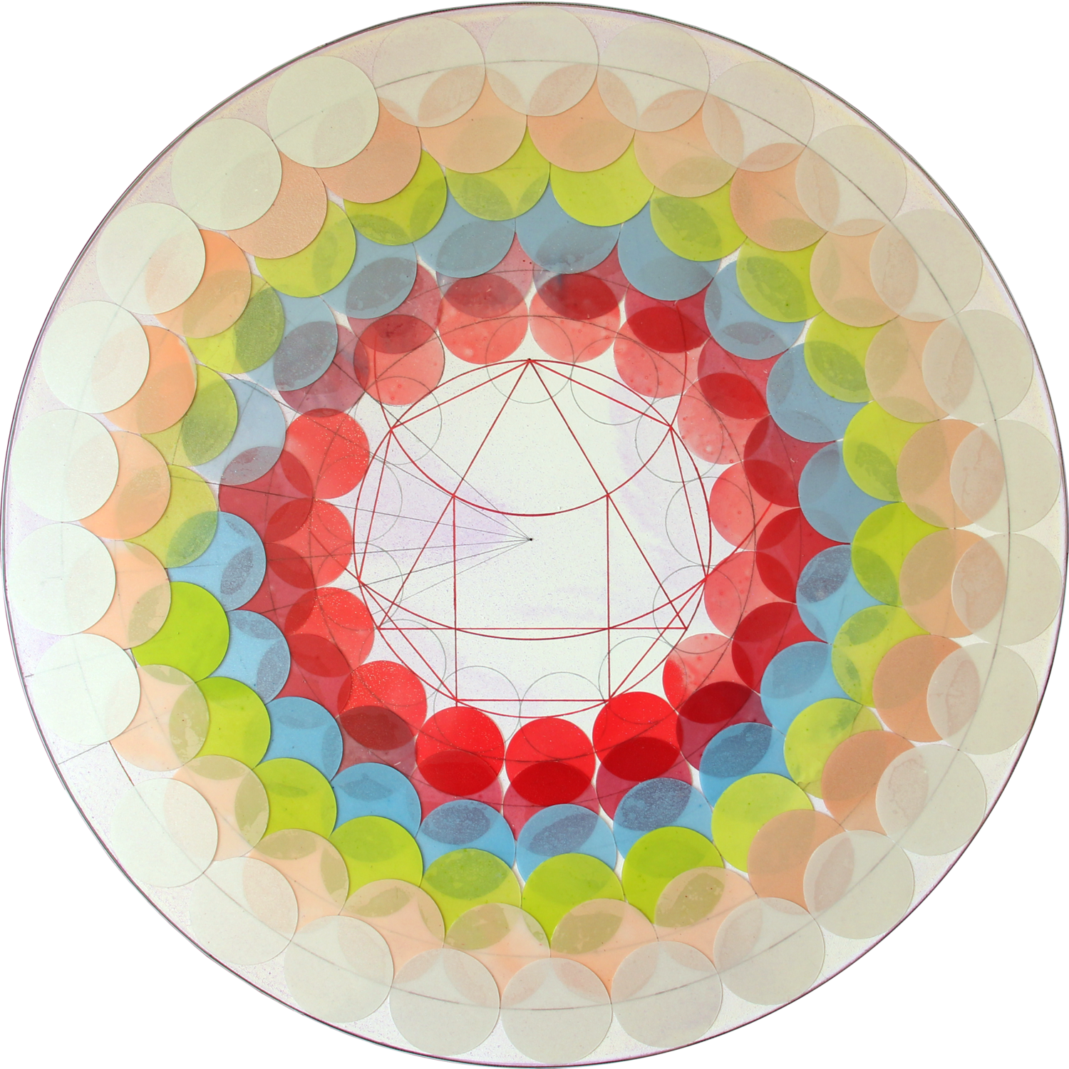 Time flows with holy heptagon_160722 Soo Youn Kim Original painting for sale