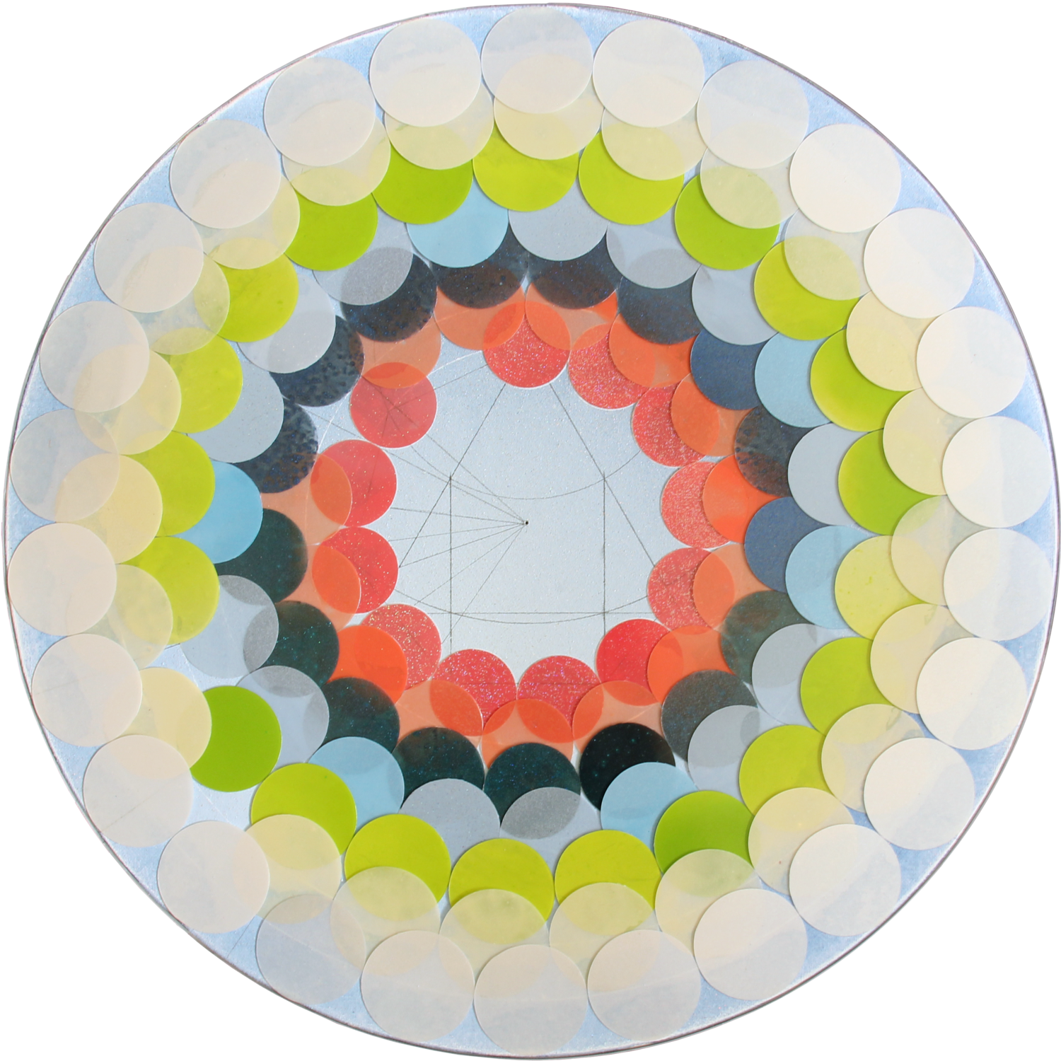 Time flows with holy heptagon_160822 Soo Youn Kim Original painting for sale