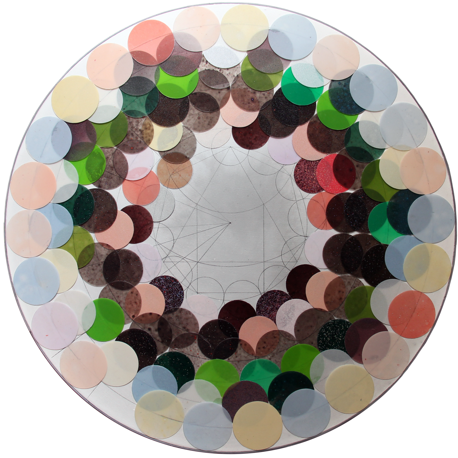 Time flows with holy heptagon_310323 Soo Youn Kim Original painting for sale