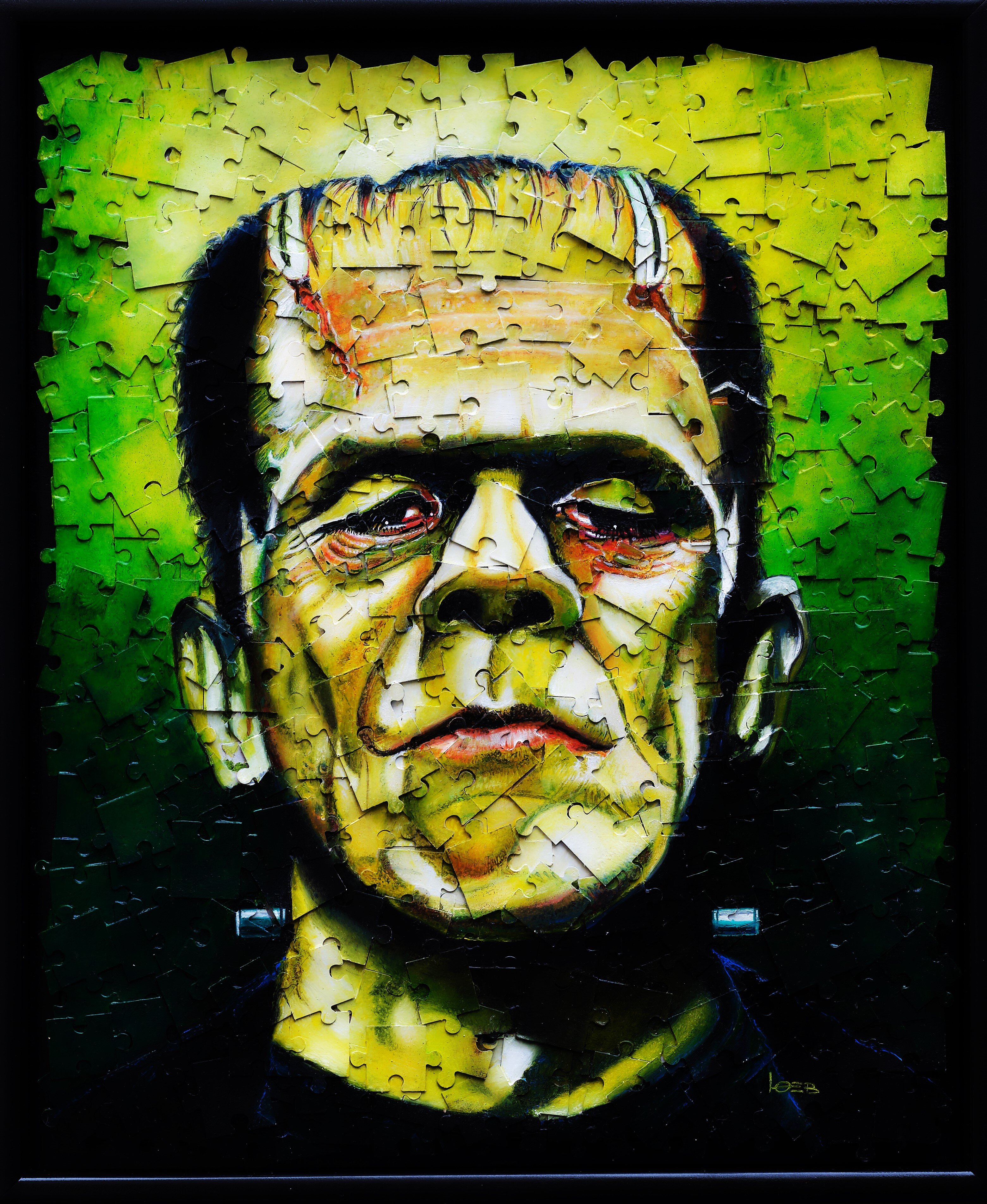 Thema frankenstein Gemälde