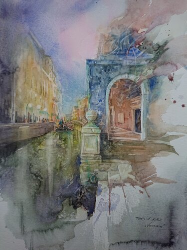 Venedig I, 2026 von Gabriele Templin-Kirz, Malerei kaufen auf Select
