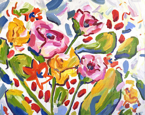 SPRING time by Aylin Schickel, Painting for Sale on Select