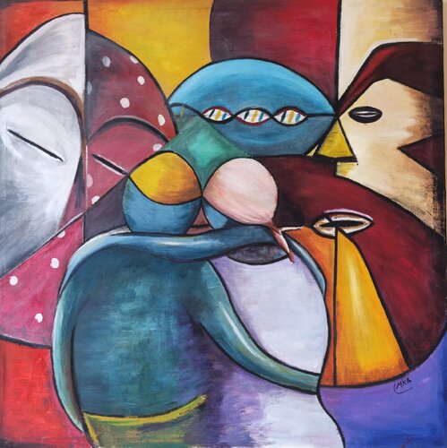 Mawele by Bukhonzu Musavu Kumba, Painting for Sale on Select
