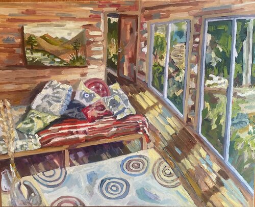 Interior del Valle by Loreto Zuñiga Ziliani, Painting for Sale on Select