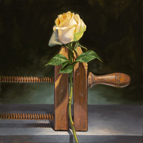 Pressed Rose by Brian McClear, Painting for Sale on Select