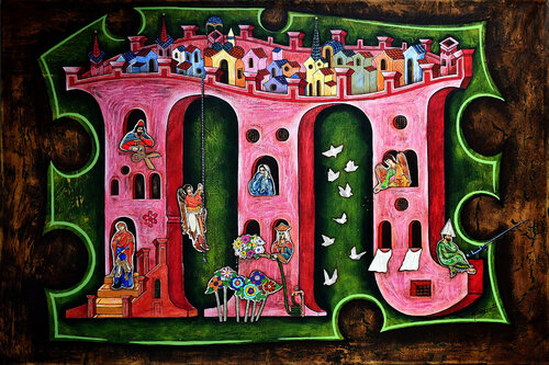Tuyo es mi reino by Niurys Rivera Machado, Painting for Sale on Select