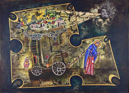 Donde quiera que vayas by Niurys Rivera Machado, Painting for Sale on Select