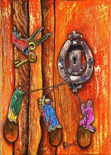 Puerta#4 von Niurys Rivera Machado, Malerei kaufen auf Select