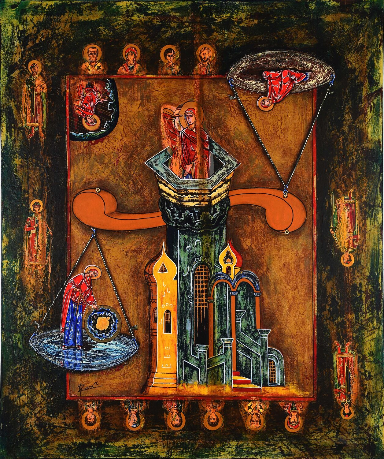 La dualidad y el todo Niurys Rivera Machado Original painting for sale