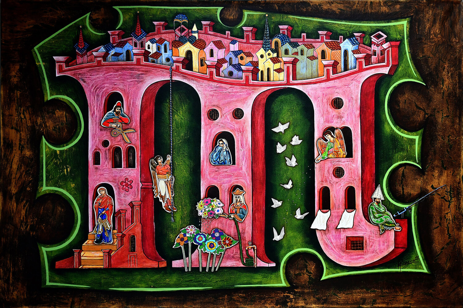 Tuyo es mi reino Niurys Rivera Machado Original painting for sale
