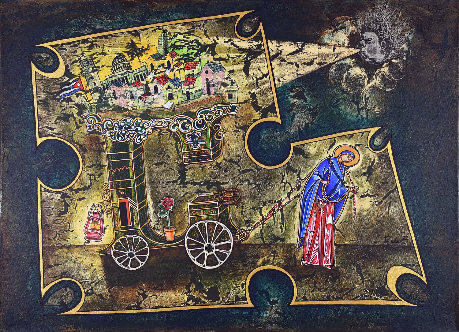 Donde quiera que vayas Niurys Rivera Machado Original painting for sale