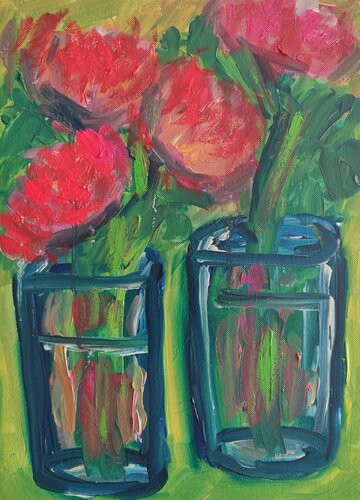 Peony duet von Natalya Mougenot, Malerei kaufen auf Select