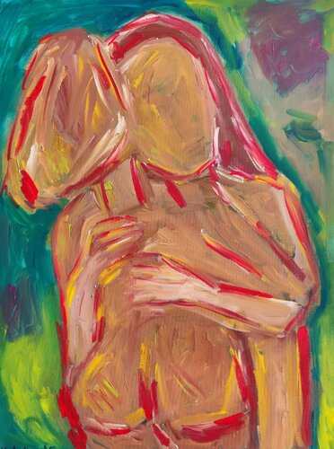 Tender embrace von Natalya Mougenot, Malerei kaufen auf Select