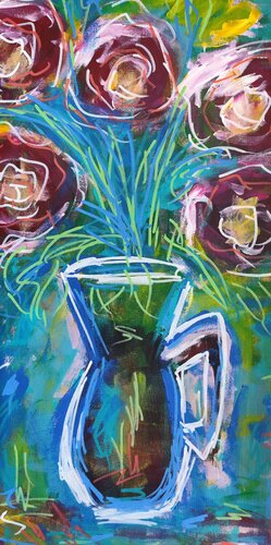 Vase dream von Natalya Mougenot, Malerei kaufen auf Select