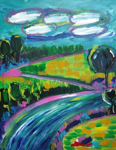 Breathing Provence by Natalya Mougenot, Painting for Sale on Select