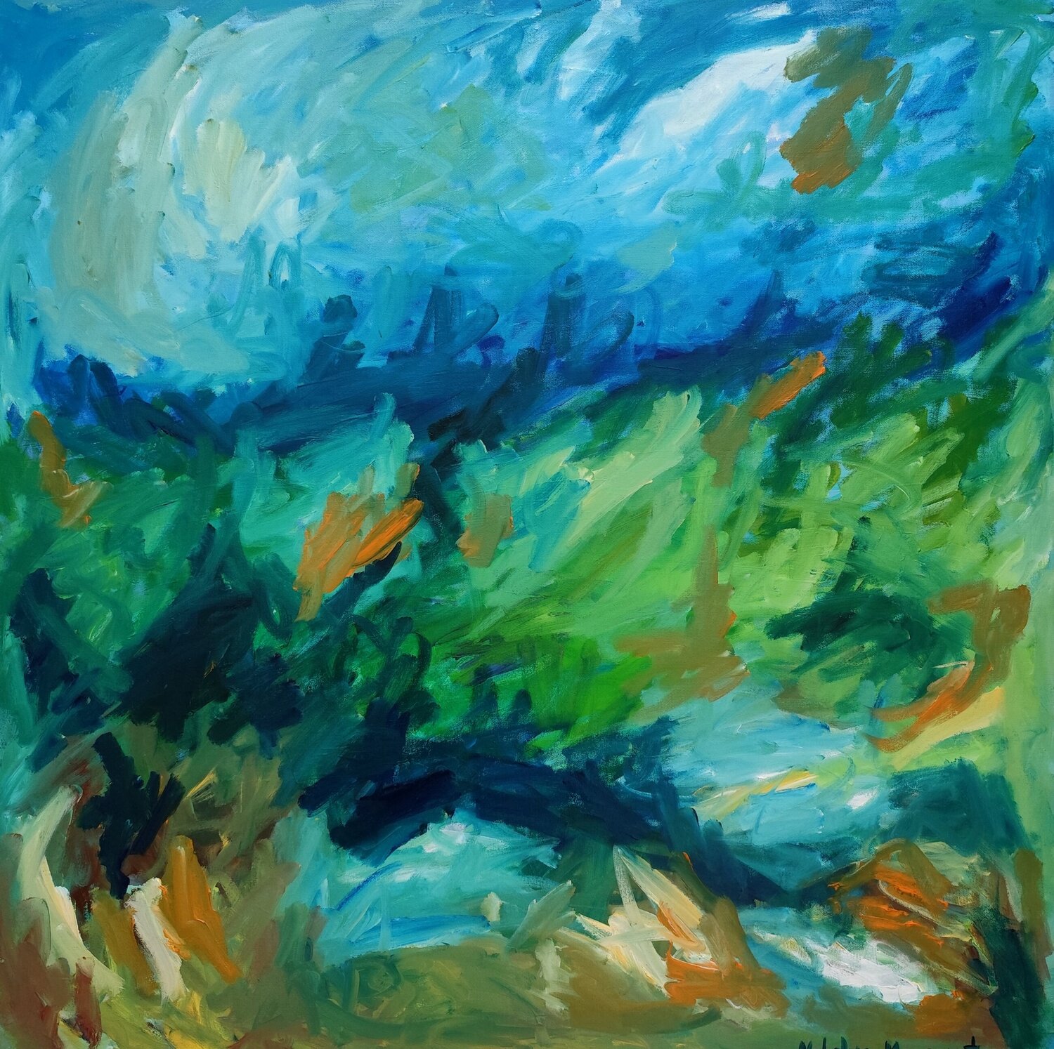 Serenity in chaos Natalya Mougenot Originalgemälde zu verkaufen