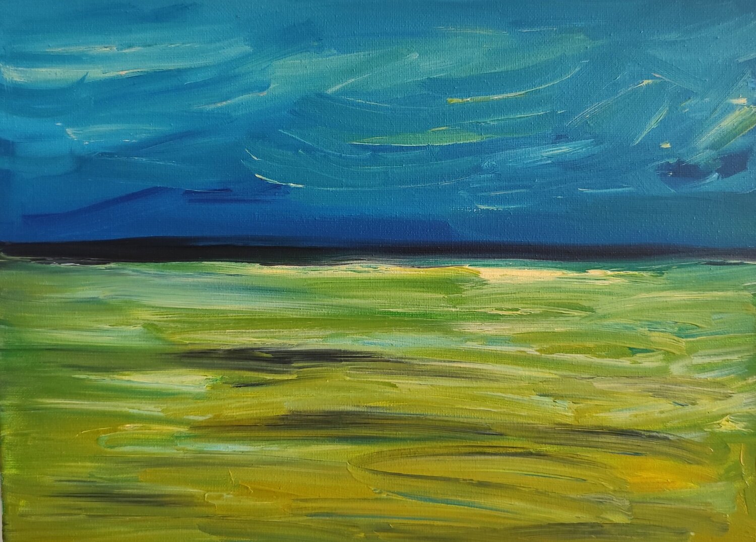 Azure serenity Natalya Mougenot Originalgemälde zu verkaufen