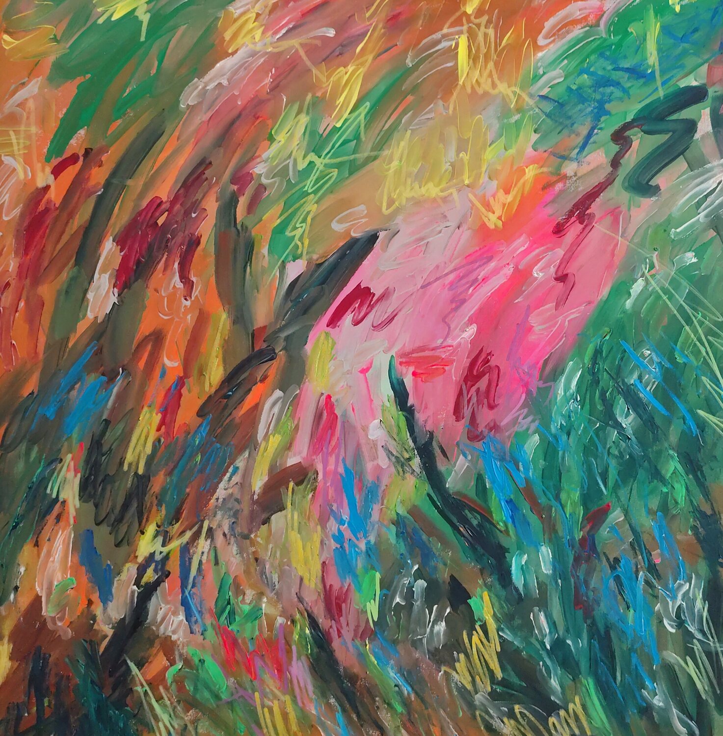 Unleashed emotion Natalya Mougenot Original painting for sale