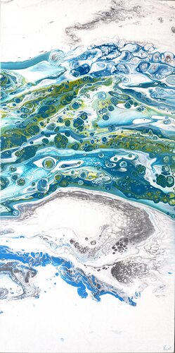 Turquoise waters I and II von Ranjeeta Shroff, Malerei kaufen auf Select
