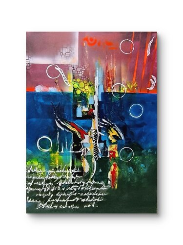 Dos mundos I von Marta Bathis Poume, Malerei kaufen auf Select