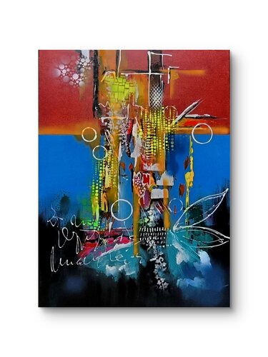 Dos mundos III von Marta Bathis Poume, Malerei kaufen auf Select