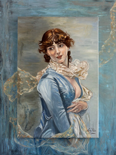 Le Regard by Louise Primi Simone, Painting for Sale on Select