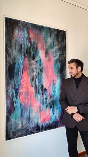 HEALING - Large Original Contemporary Abstract Painting von Alessandro Criscito, Malerei kaufen auf Select