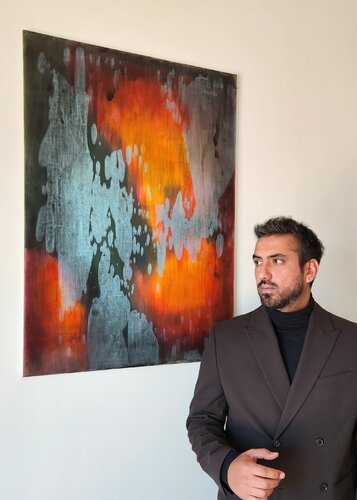AFTERLIGHT III - Original Contemporary Abstract Painting von Alessandro Criscito, Malerei kaufen auf Select