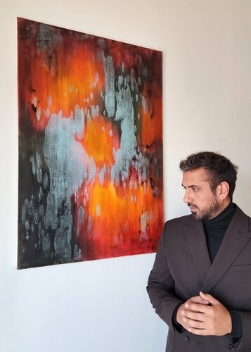 AFTERLIGHT VII - Original Contemporary Abstract Painting von Alessandro Criscito, Malerei kaufen auf Select