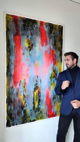 RADIANCE V - Large Original Contemporary Abstract Painting von Alessandro Criscito, Malerei kaufen auf Select