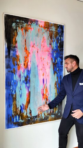 ENTROPY - Original Contemporary Abstract Painting by Alessandro Criscito, Painting for Sale on Select