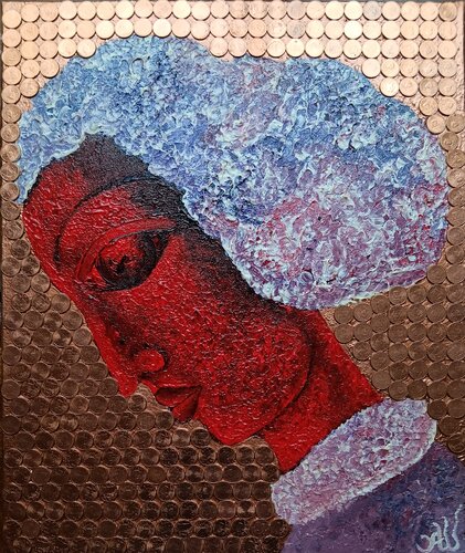 Humble Prière by Armelle GIROUARD, Painting for Sale on Select