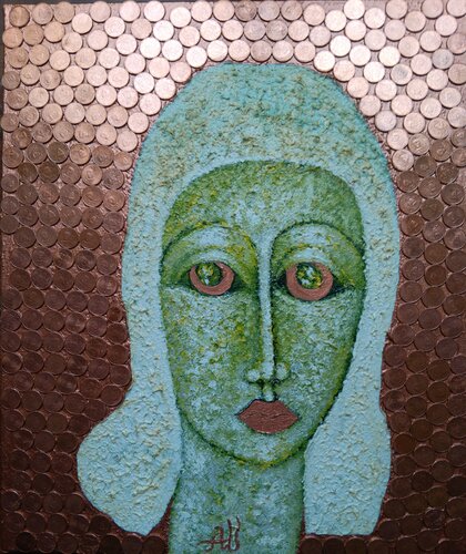 Dans la Prison de l'Ego by Armelle GIROUARD, Painting for Sale on Select