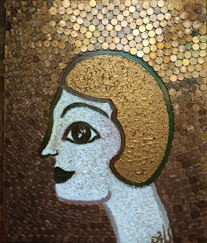 Cherche en Toi la Joie by Armelle GIROUARD, Painting for Sale on Select