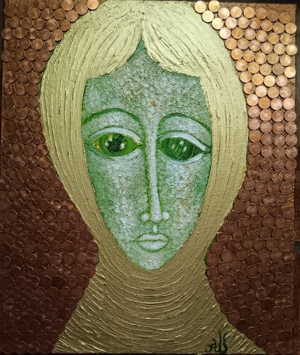 IcônAme by Armelle GIROUARD, Painting for Sale on Select