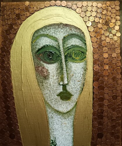 Du Rouge à l'Ame by Armelle GIROUARD, Painting for Sale on Select